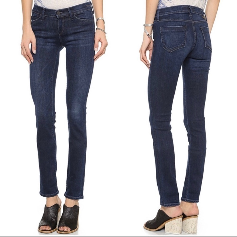 GOLDSIGN Misfit Staight Slim Leg Denim Jeans